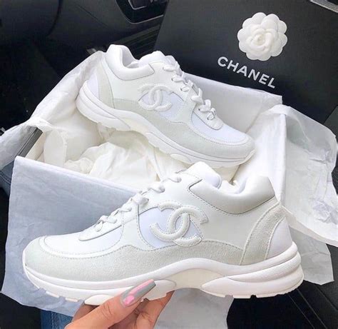 chanel shoes women sneakers white|fashion sneaker Chanel shoes women.